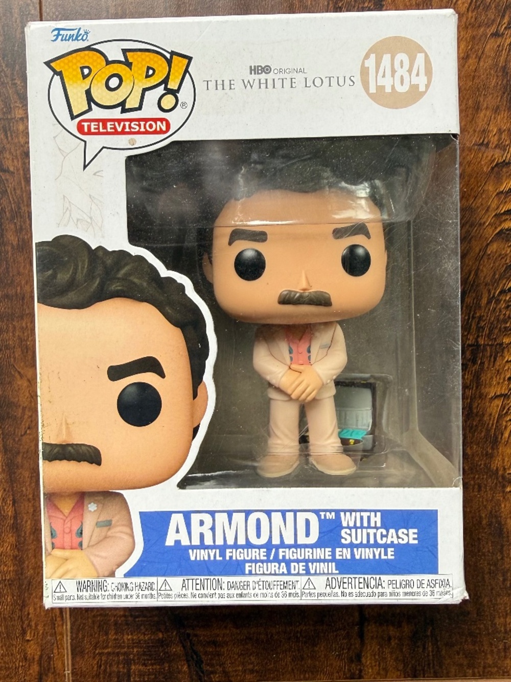 FUNKO POP! Television: White Lotus - Armond w/ Suitcase Vinyl Figure NOB